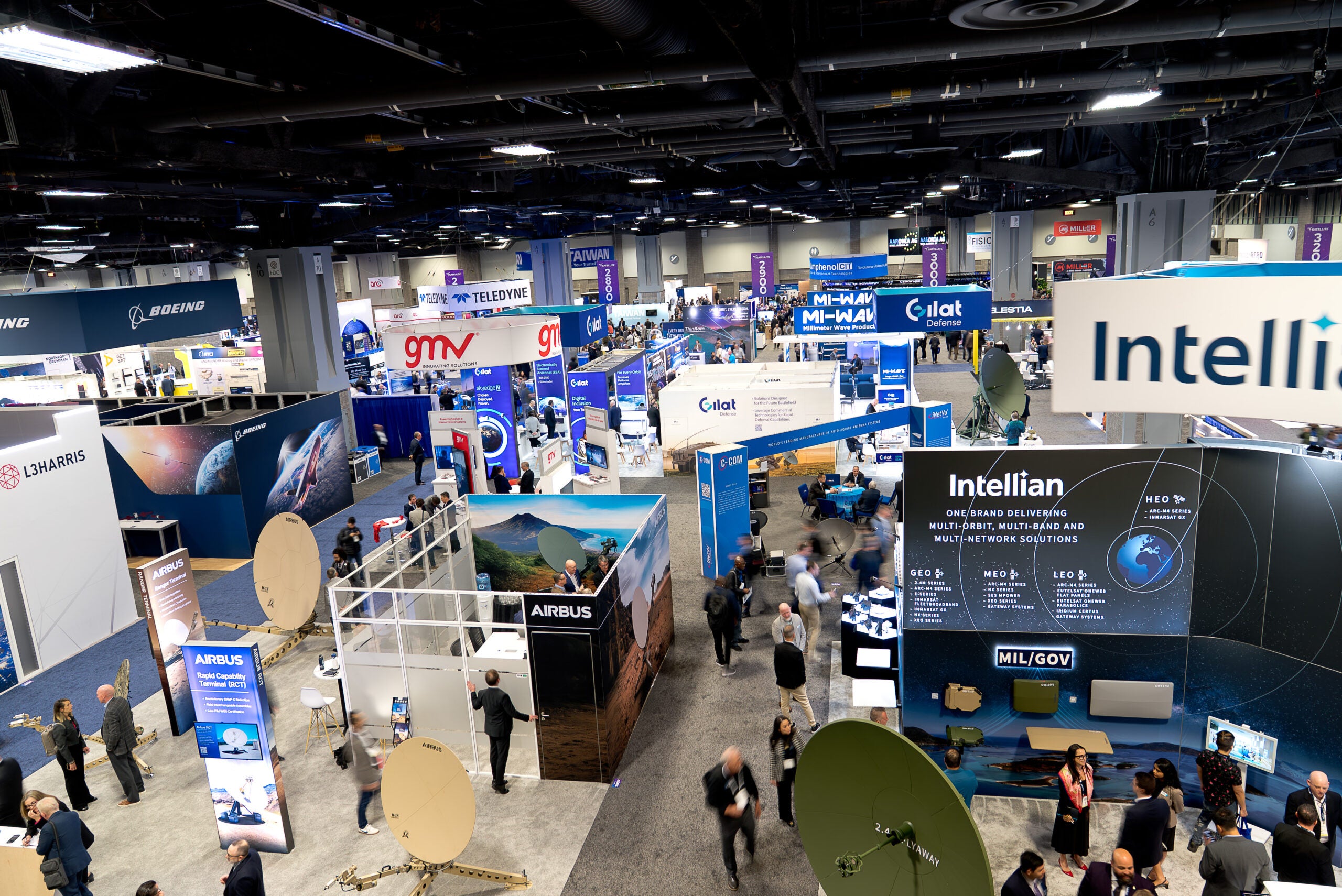 SATShow Week 2026 exhibit hall