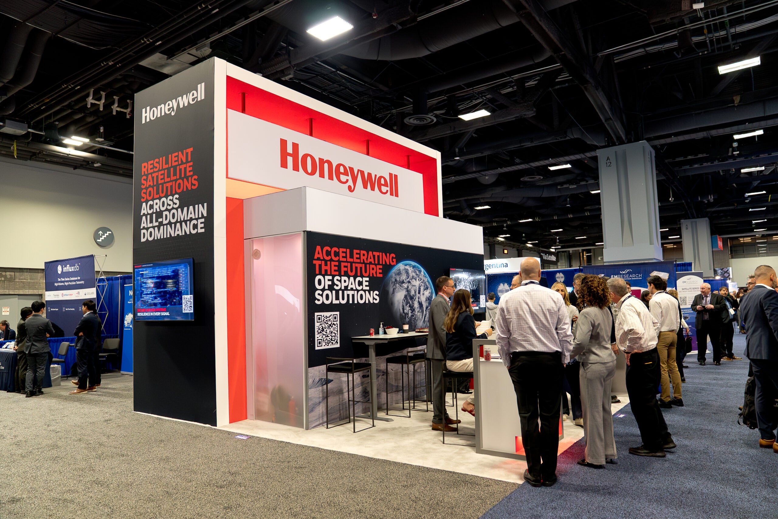 SATELLITE 2026 exhibit hall